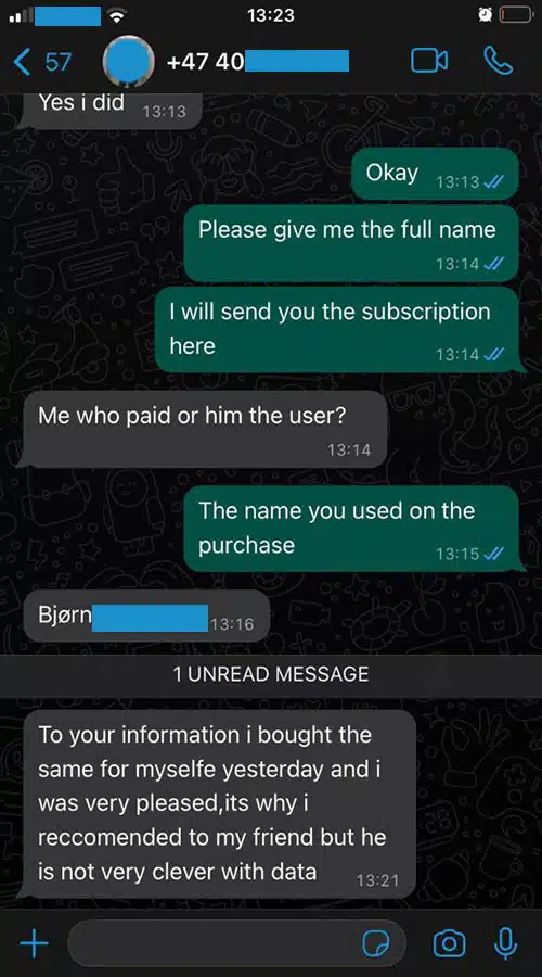 Customer review screenshot 8