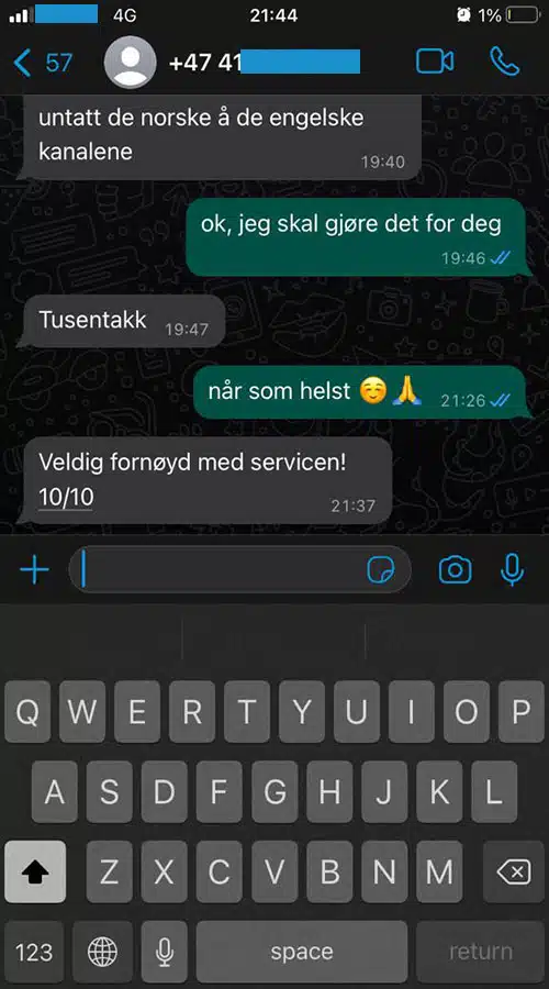 Customer review screenshot 9
